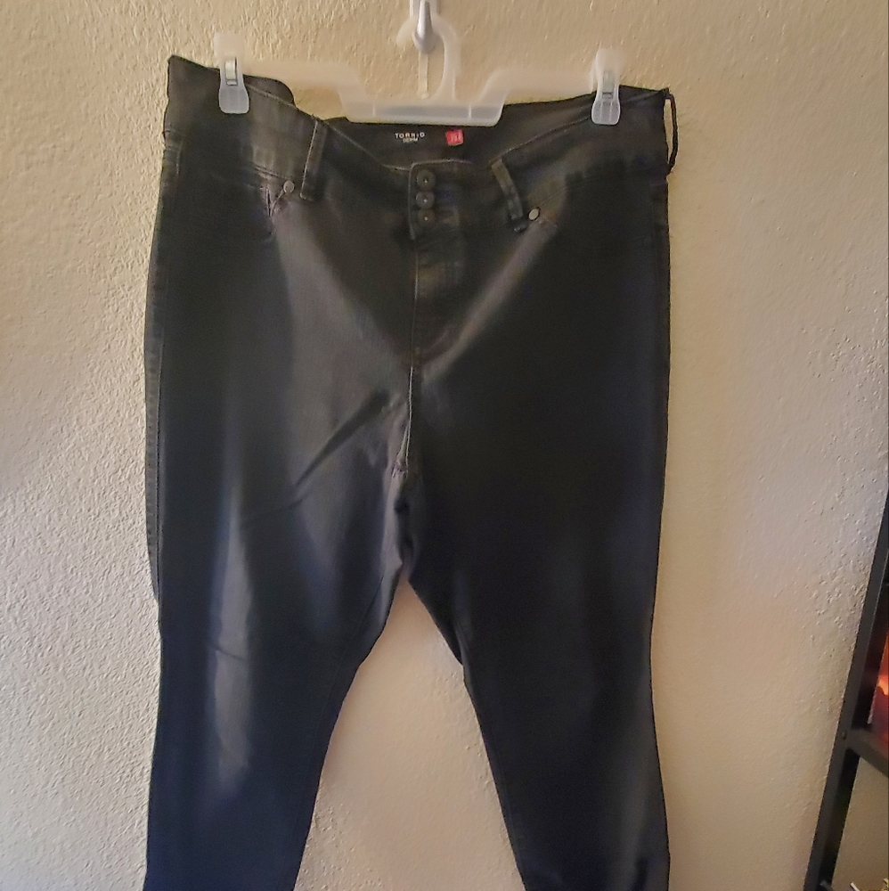 Torrid 22 Tall black jeans